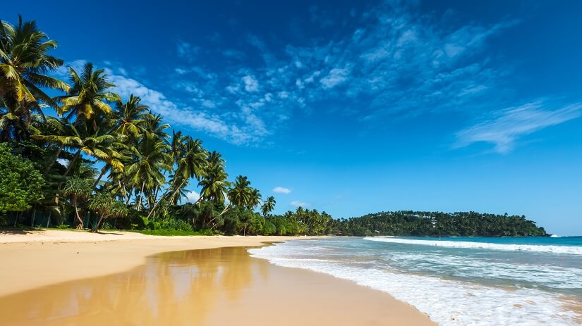 Strand auf Sri Lanka