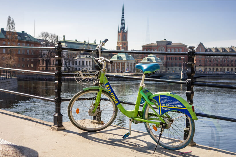 Unterwegs mit dem Mietfahrrad