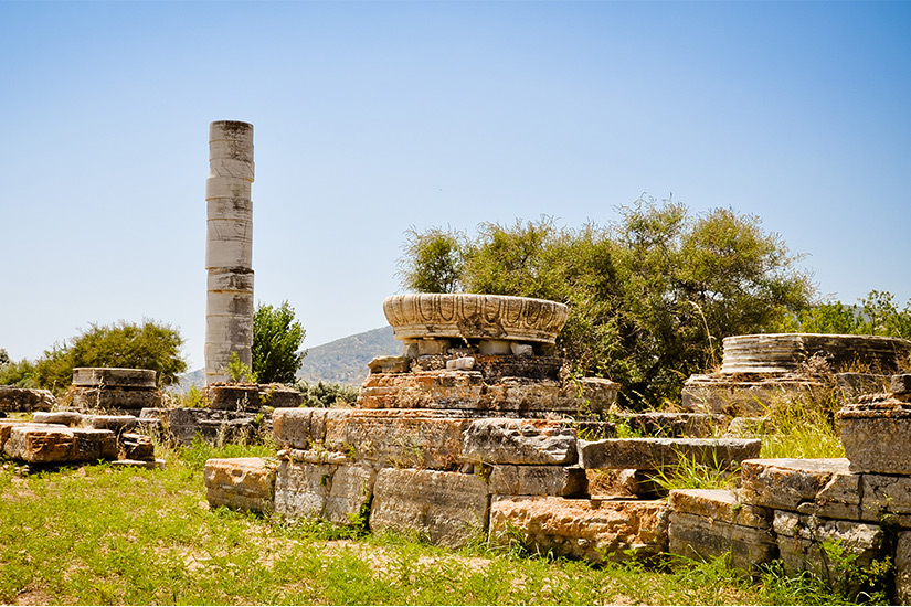 Tempel Heraion auf Samos