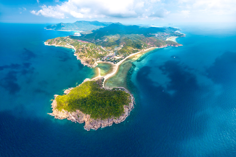 Koh-Phangan-von-oben