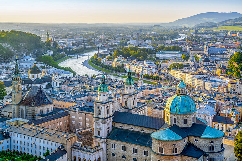 Blick auf Salzburg